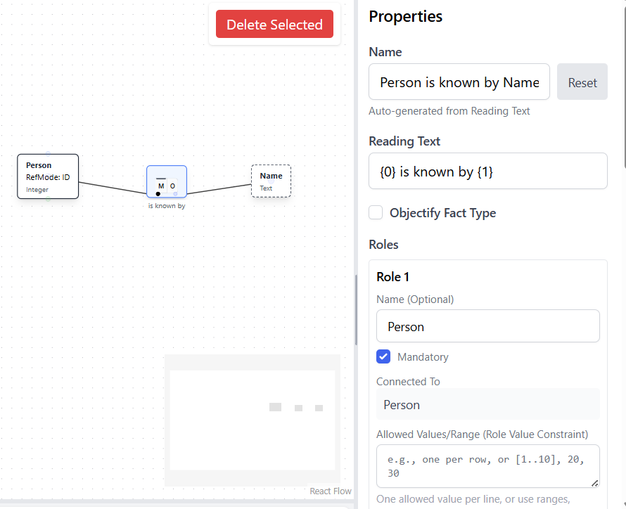 Binary Fact Type Properties